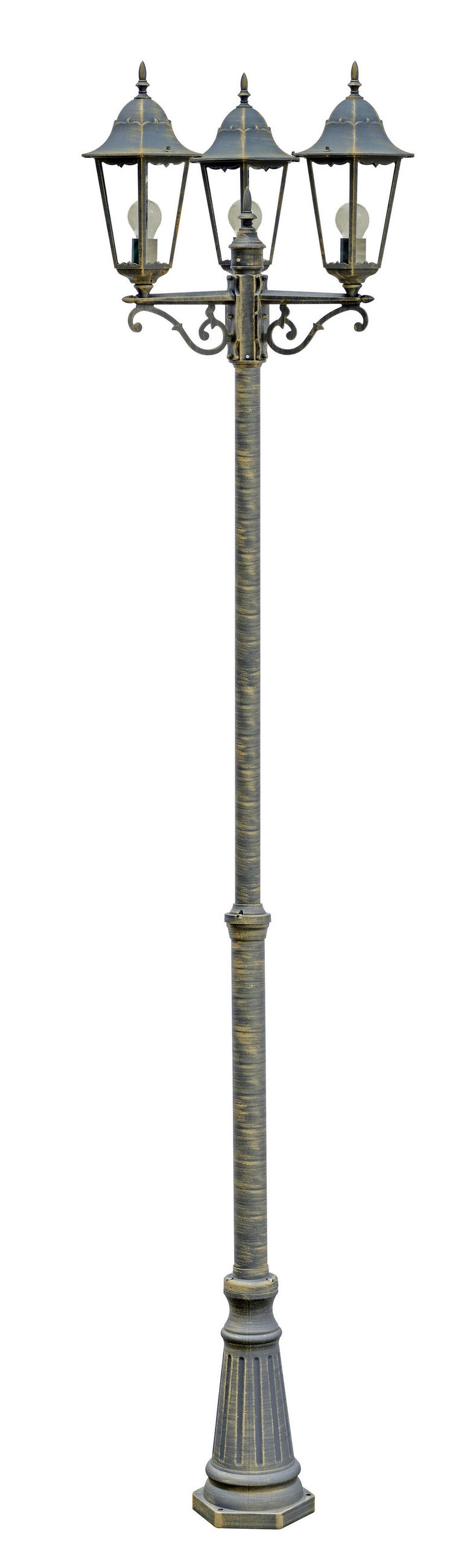 AUßENLEUCHTE - Bronzefarben, Basics, Glas/Metall (58/220/55cm)