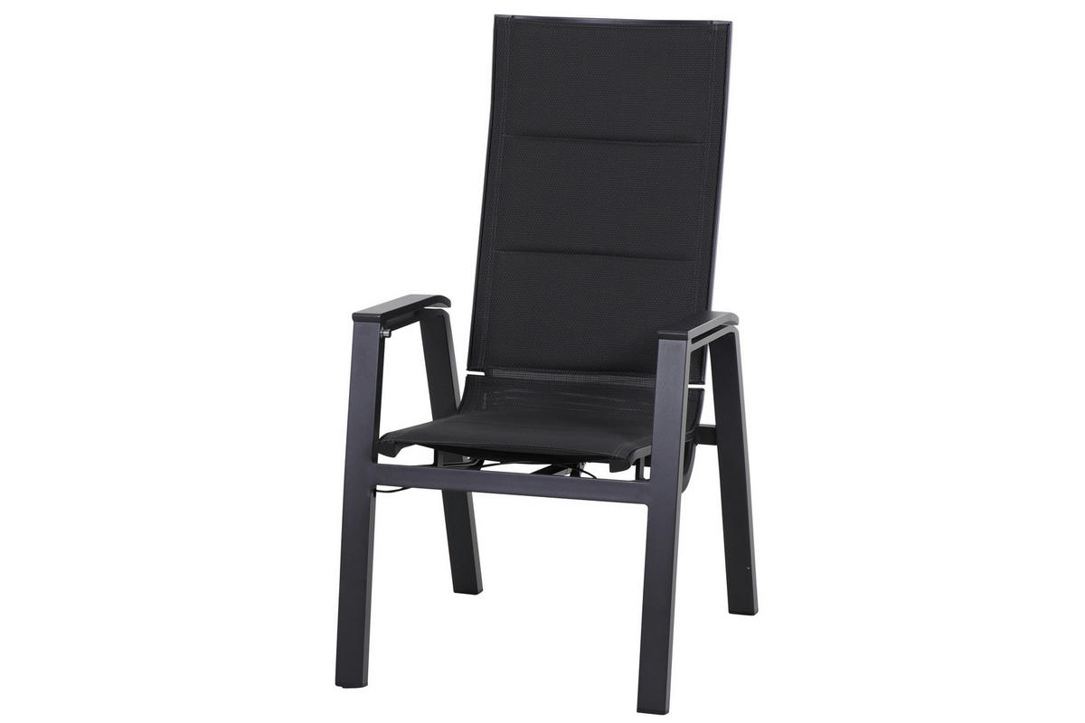 GARTEN-RELAXSESSEL 73/110/59 cm  - Anthrazit, Basics, Kunststoff/Metall (73/110/59cm) - Siena Garden