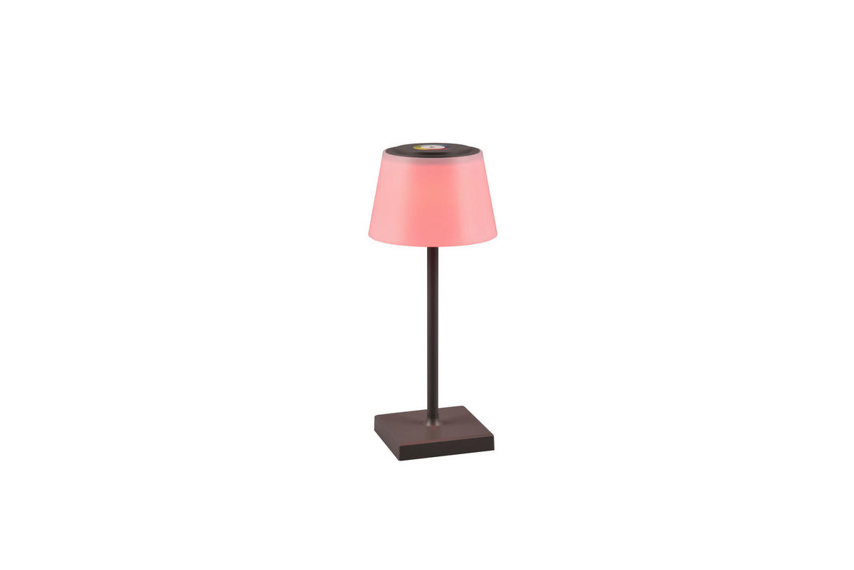 PUNJIVA STONA LAMPA - bela/antracit, Konvencionalno, plastika (13/30cm)