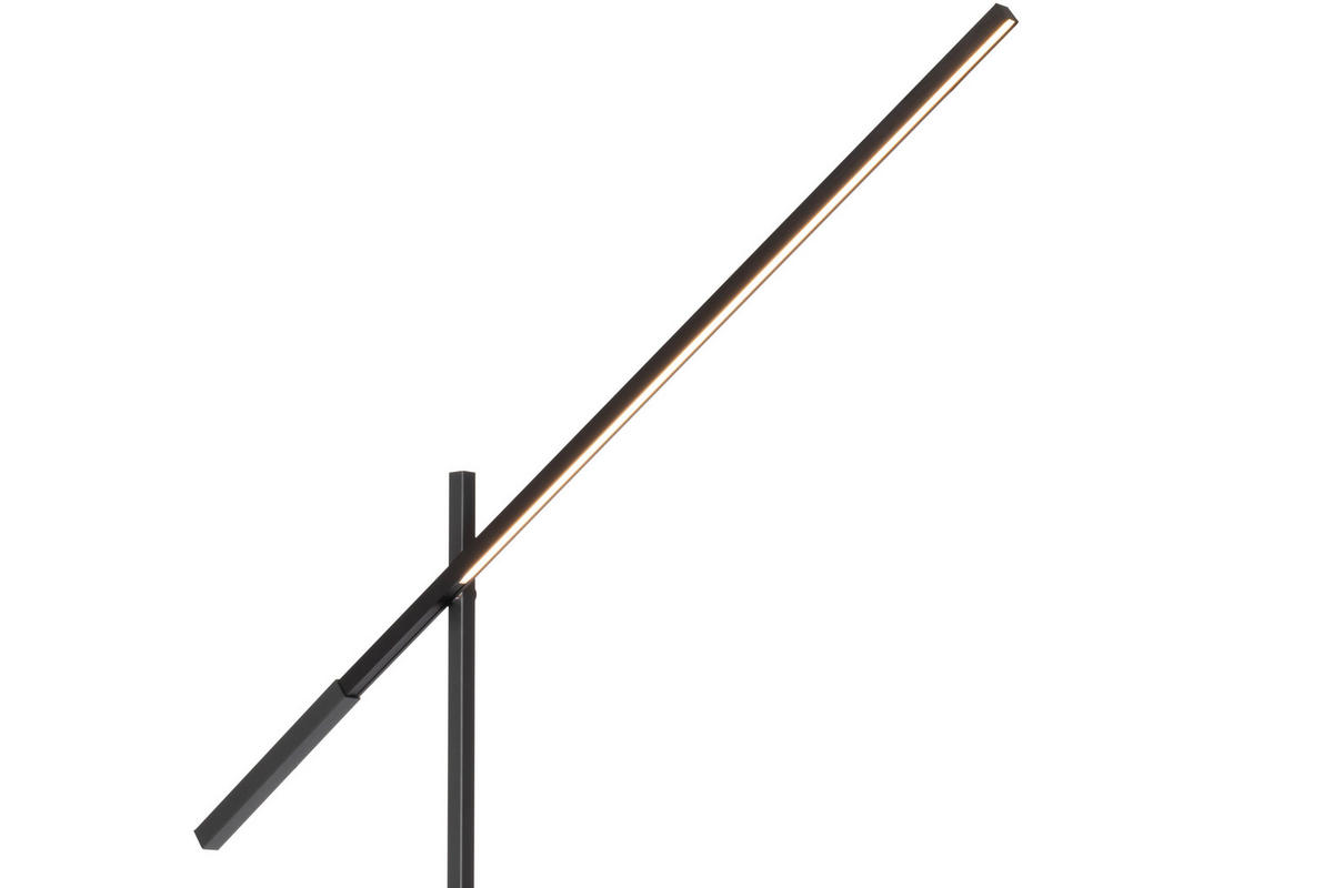LED-STEHLEUCHTE 27-150/19/162-248 cm    - Schwarz, Design, Metall (27-150/19/162-248cm) - Dieter Knoll