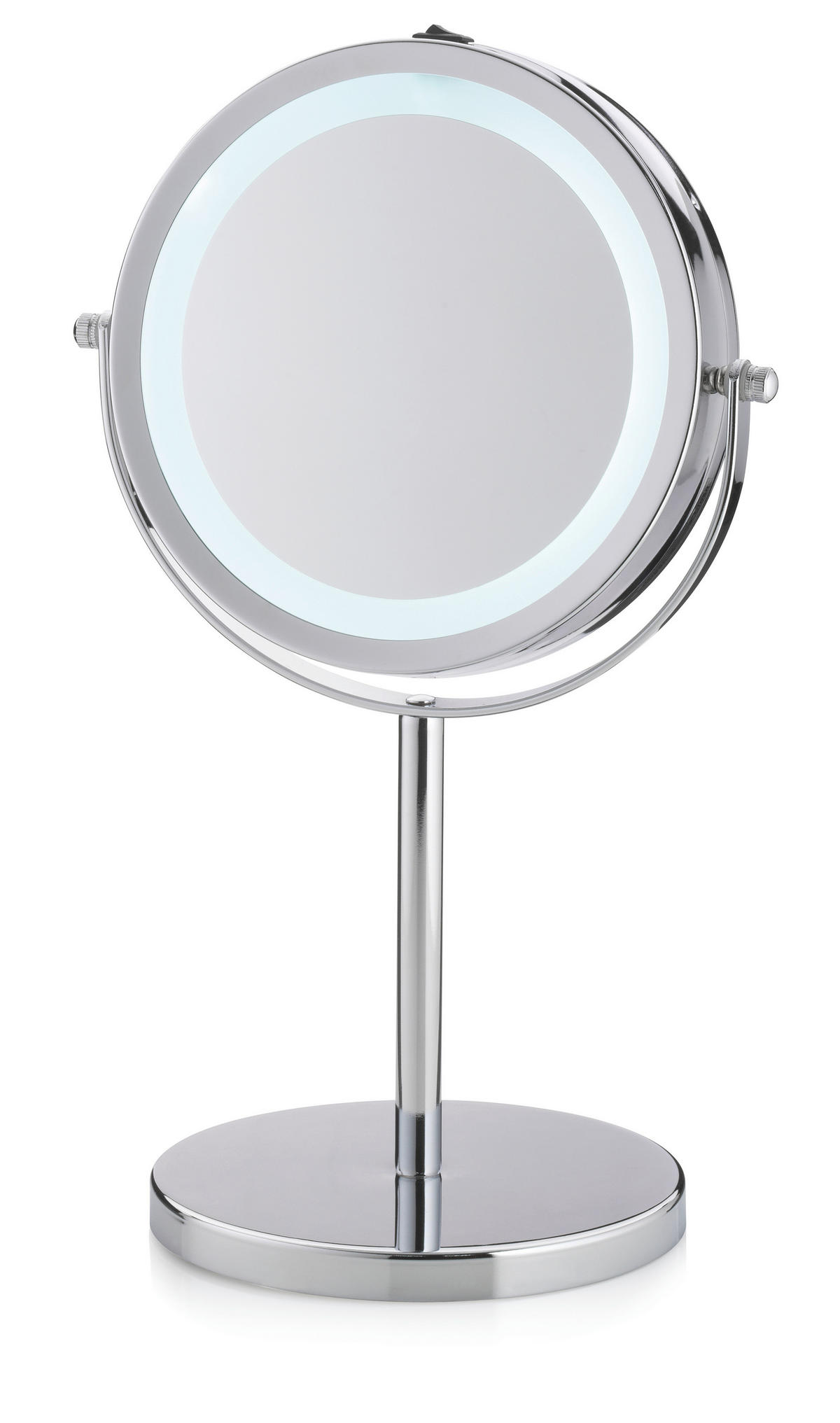 STANDSPIEGEL  - Silberfarben, KONVENTIONELL, Metall (13/33cm) - Kela