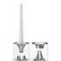 KERZENHALTER - Klar, Basics, Glas (8/9/8cm) - Leonardo KERZENHALTER - Klar, Basics, Glas (8/9/8cm) - Leonardo