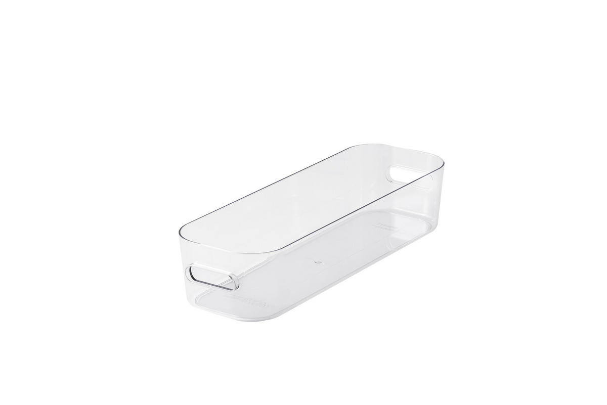 FÖRVARINGSLÅDA 29,1/9,4/6,1 cm   - transparent, Basics, plast (29,1/9,4/6,1cm) - Smart Store