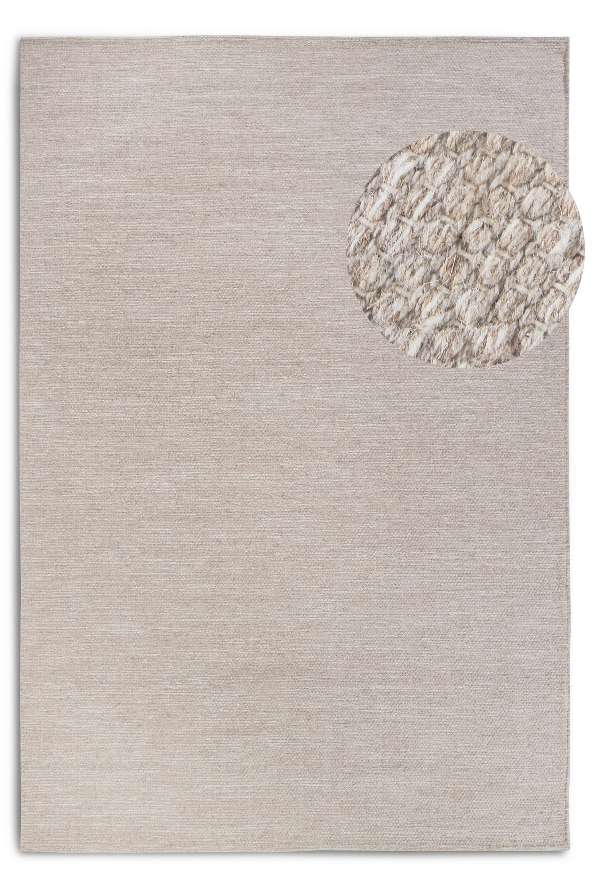 WEBTEPPICH 160/230/230 cm Delhi Creme, Beige  - Beige/Creme, Basics, Textil (160/230/230cm) - Elle Decoration