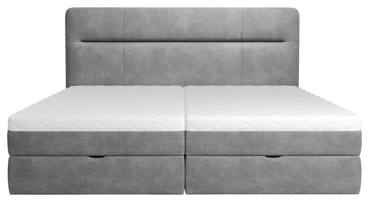 BOXBETT 180/200 cm  in Grau  - Grau, Modern, Holz/Holzwerkstoff (180/200cm) - MID.YOU