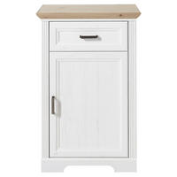 SCHUHSCHRANK Eichefarben, Pinienfarben  - Eichefarben/Grau, ROMANTIK / LANDHAUS, Holzwerkstoff/Metall (65/102/41cm) - Landscape