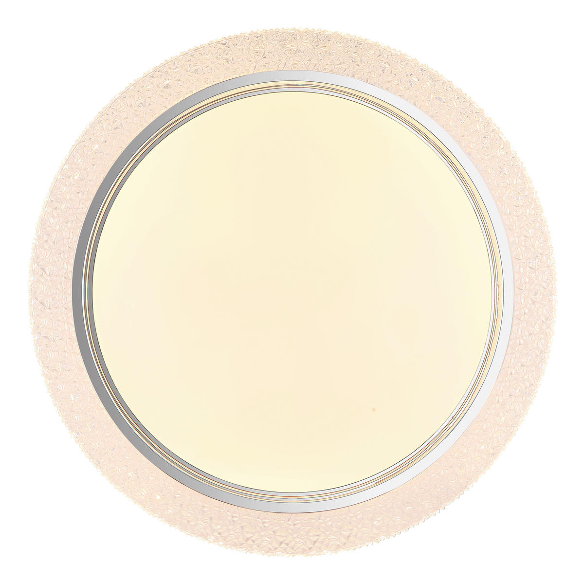 STROPNÍ LED SVÍTIDLO, 40/8 cm  - čiré/opál, Konvenční, kov/plast (40/8cm) - Globo
