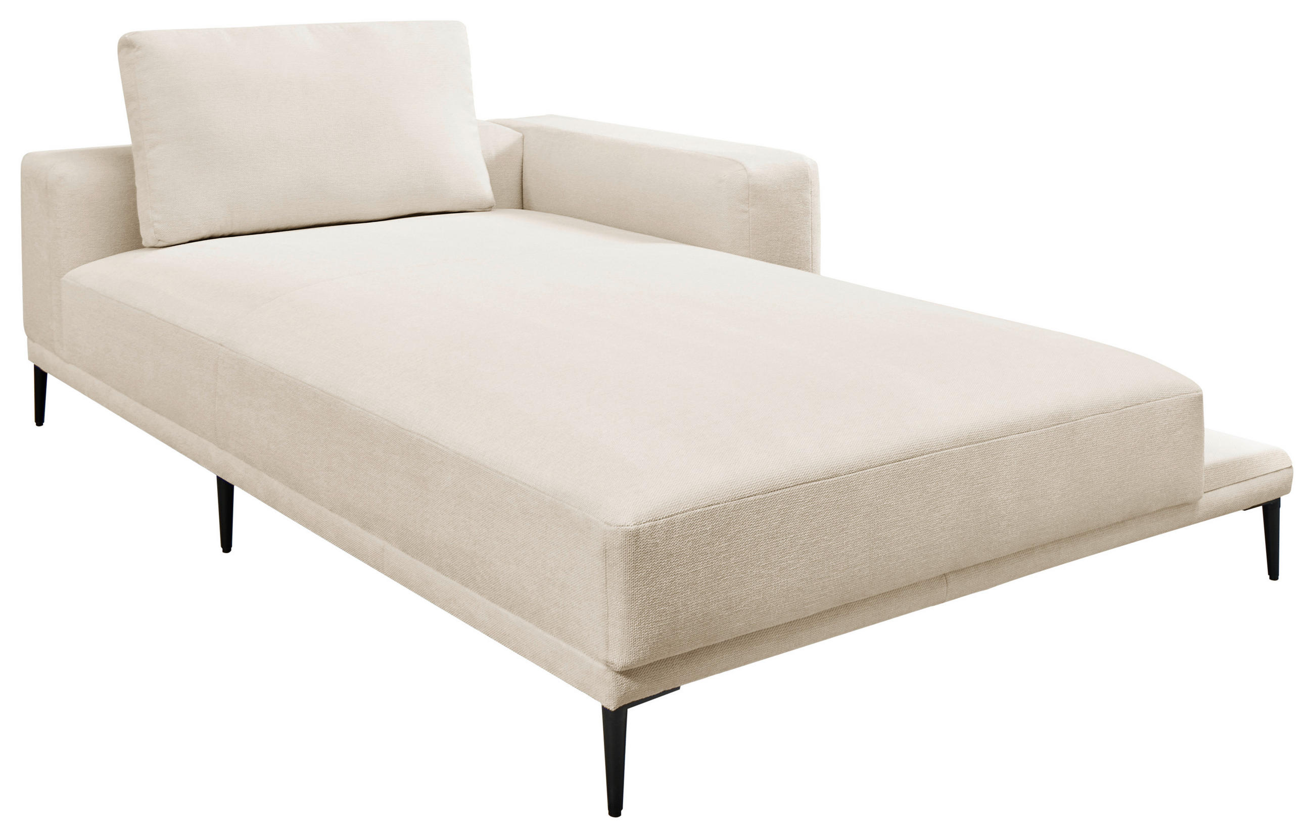 LIEGE Leinwand Naturfarben  - Schwarz/Naturfarben, Design, Textil/Metall (141/85/225cm) - Belluti