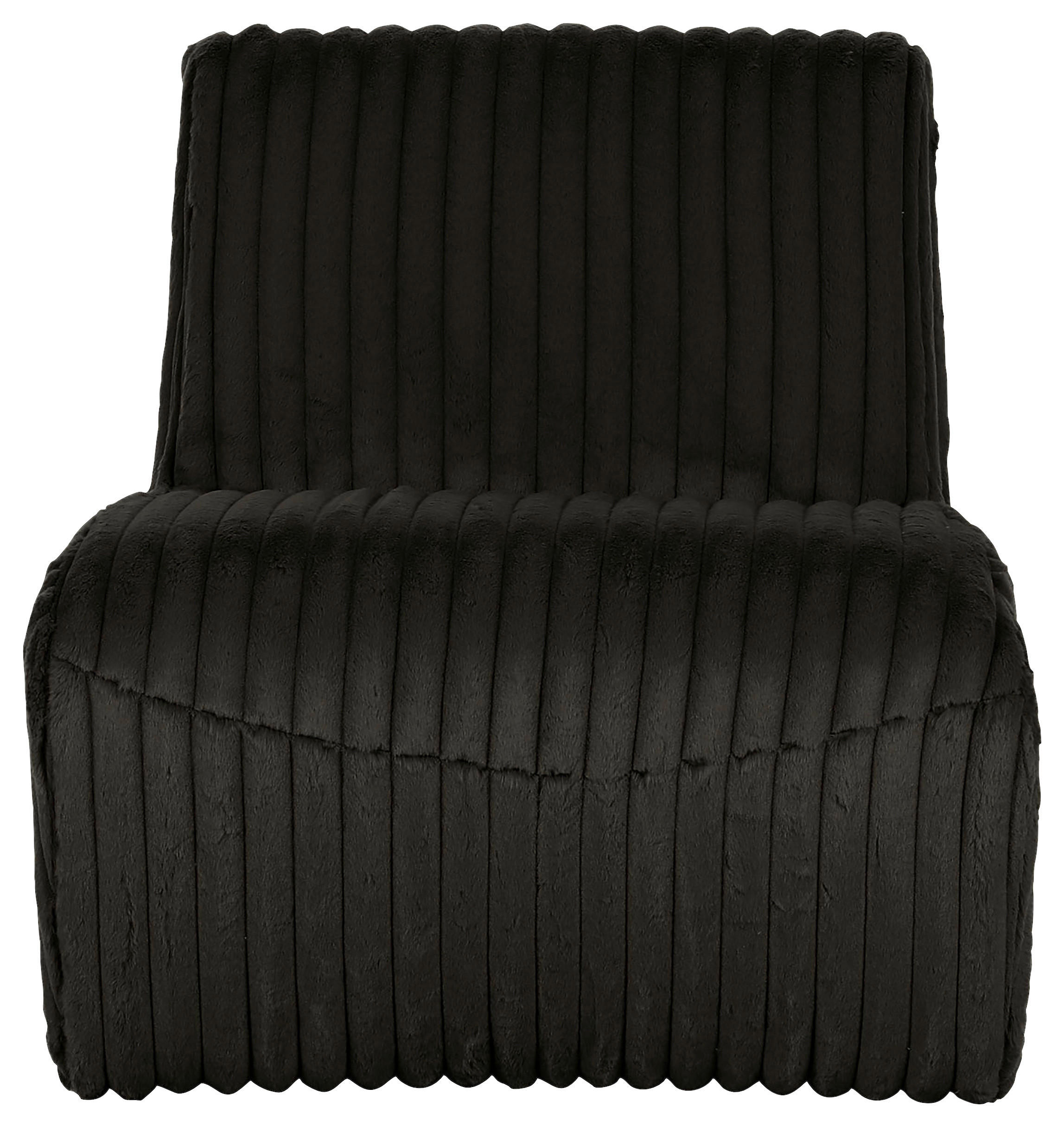 SESSEL in Cord Anthrazit  - Anthrazit/Schwarz, KONVENTIONELL, Kunststoff/Textil (68/72/89cm) - Carryhome