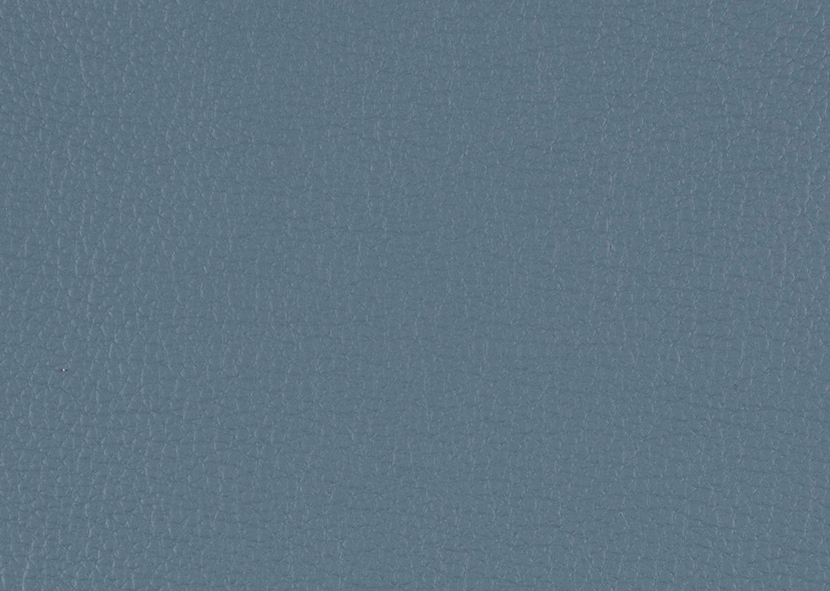 ECKSOFA in Echtleder Blau  239/285 cm  - Blau/Schwarz, Design, Leder/Metall (239/285cm) - Cantus