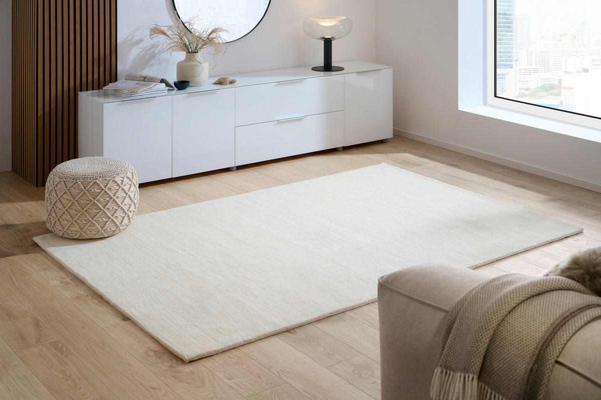 ORIENTTEPPICH 250/300 cm Pure Nature Naturfarben, Weiß  - Naturfarben/Weiß, Basics, Textil (250/300cm) - Cazaris