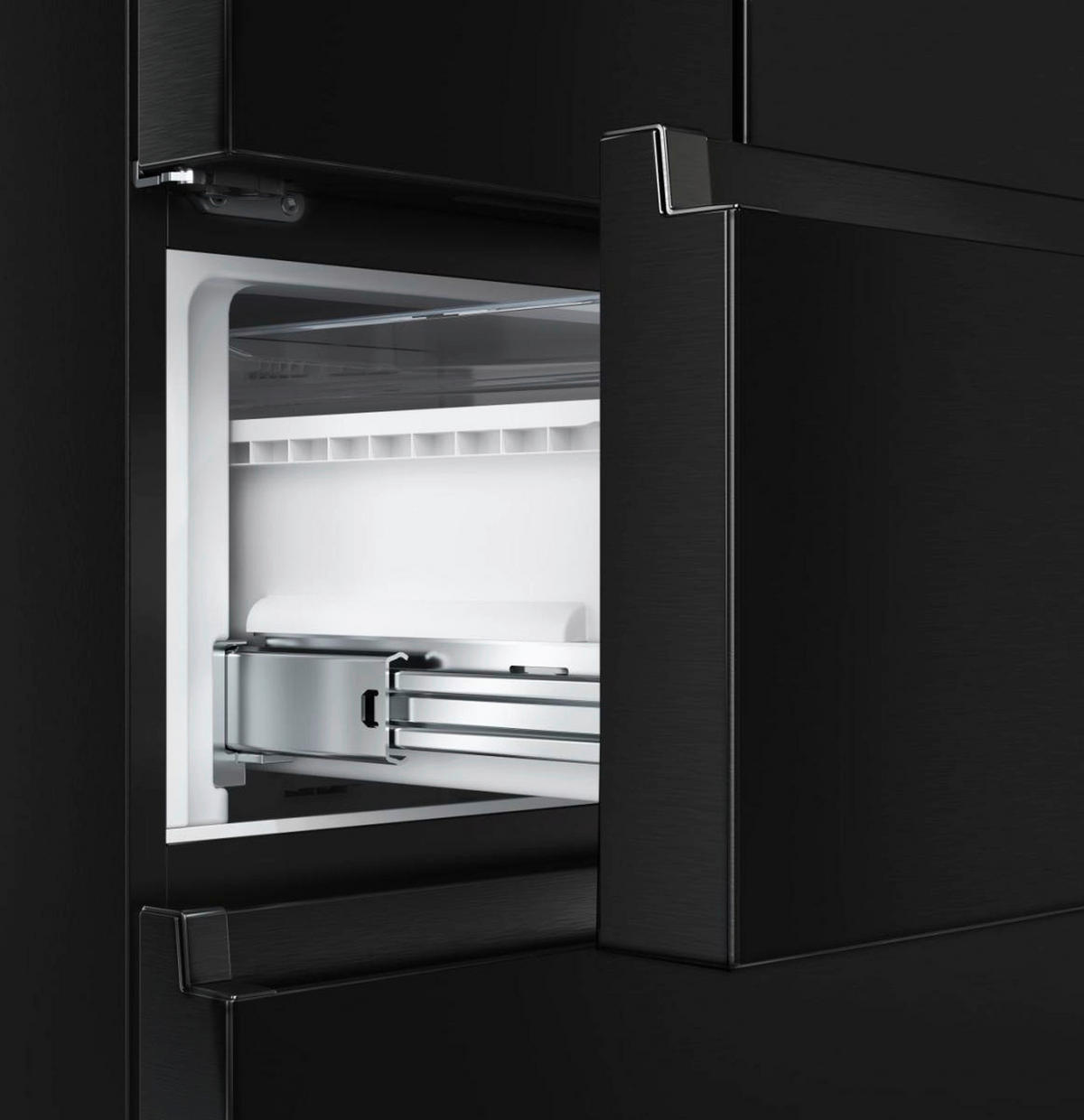 FRENCH-DOOR 70,4/201,3/69,4 cm RF632N4AFC1  - Schwarz, Basics, Metall (70,4/201,3/69,4cm) - Hisense