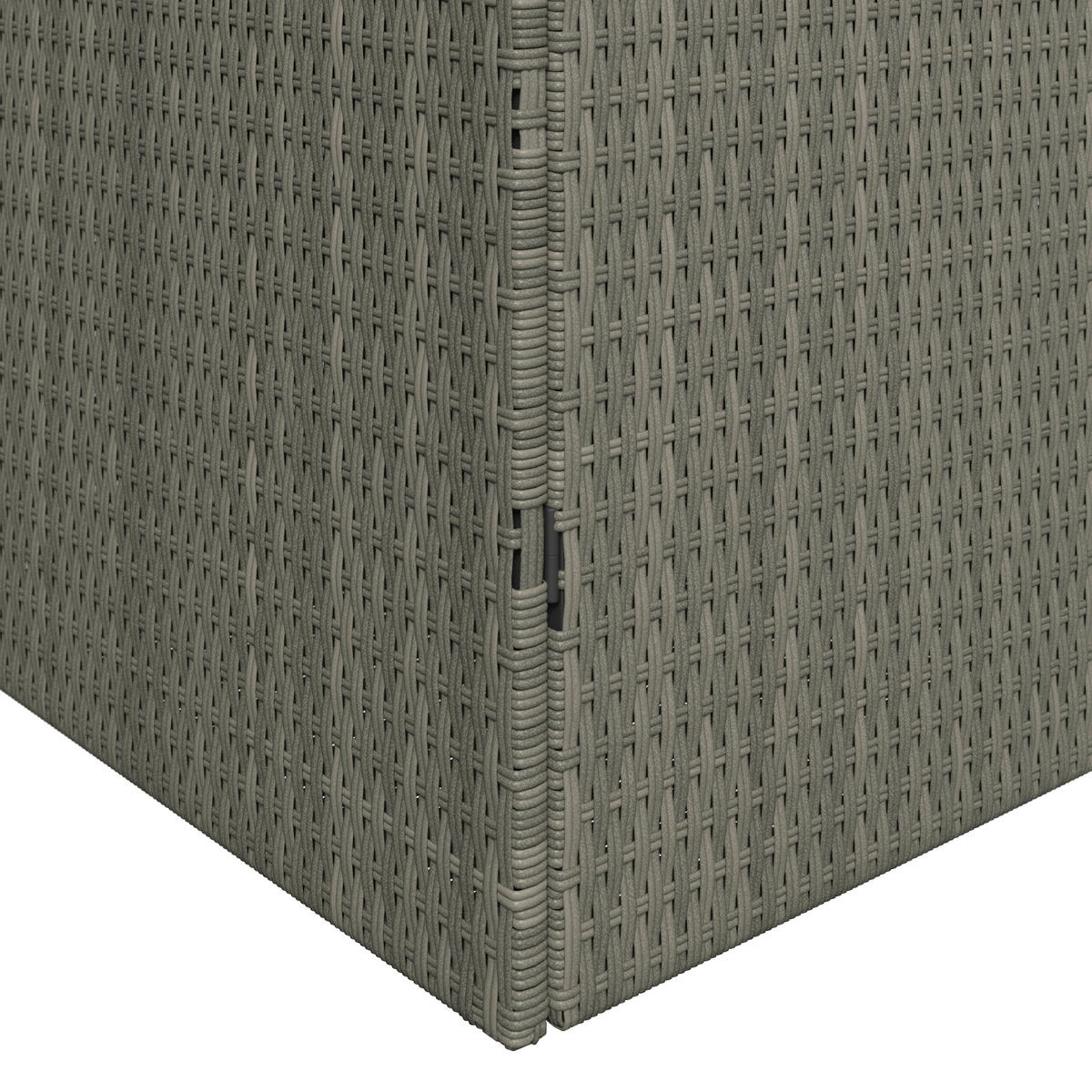 GARTENKOMMODE 55/111/55 cm  - Silberfarben/Grau, MODERN, Kunststoff/Metall (55/111/55cm) - Ambia Garden