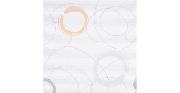 FLÄCHENVORHANG in Gelb, Grau, Weiß transparent - Gelb/Weiß, Design, Textil (60/255cm) - Novel