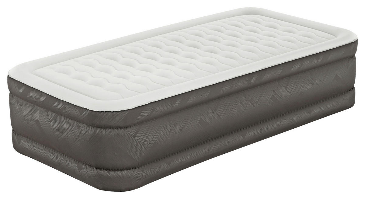 LUFTBETT FORTECH TWIN 69048 Grau, Dunkelgrau  - Dunkelgrau/Grau, KONVENTIONELL, Kunststoff (191/97/46cm) - Bestway