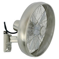 TAKFLÄKT Breeze Serie  - kromfärg/transparent, Basics, metall/plast (46/46/40cm) - P & B