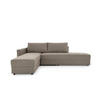 ECKSOFA LOOKS III Hellgrau Webstoff  - Hellgrau/Schwarz, Design, Kunststoff/Textil (287/229cm) - LOOKS by W.Joop