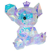 TISCHLEUCHTE - Transparent/Perlmutt, Trend, Kunststoff (21/27/30cm) - Novel