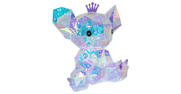 TISCHLEUCHTE - Transparent/Perlmutt, Trend, Kunststoff (21/27/30cm) - Novel