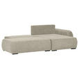 ECKSOFA Mintgrün Flachgewebe Zierkissen, Rückenkissen, Bettkasten, Schlaffunktion, Rücken echt, Liegefläche im Originalstoff  - Schwarz/Mintgrün, KONVENTIONELL, Kunststoff/Textil (260/145cm) - Carryhome