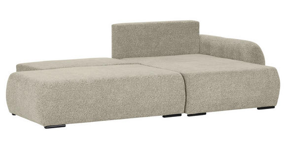 ECKSOFA Mintgrün Flachgewebe Zierkissen, Rückenkissen, Bettkasten, Schlaffunktion, Rücken echt, Liegefläche im Originalstoff  - Schwarz/Mintgrün, KONVENTIONELL, Kunststoff/Textil (260/145cm) - Carryhome