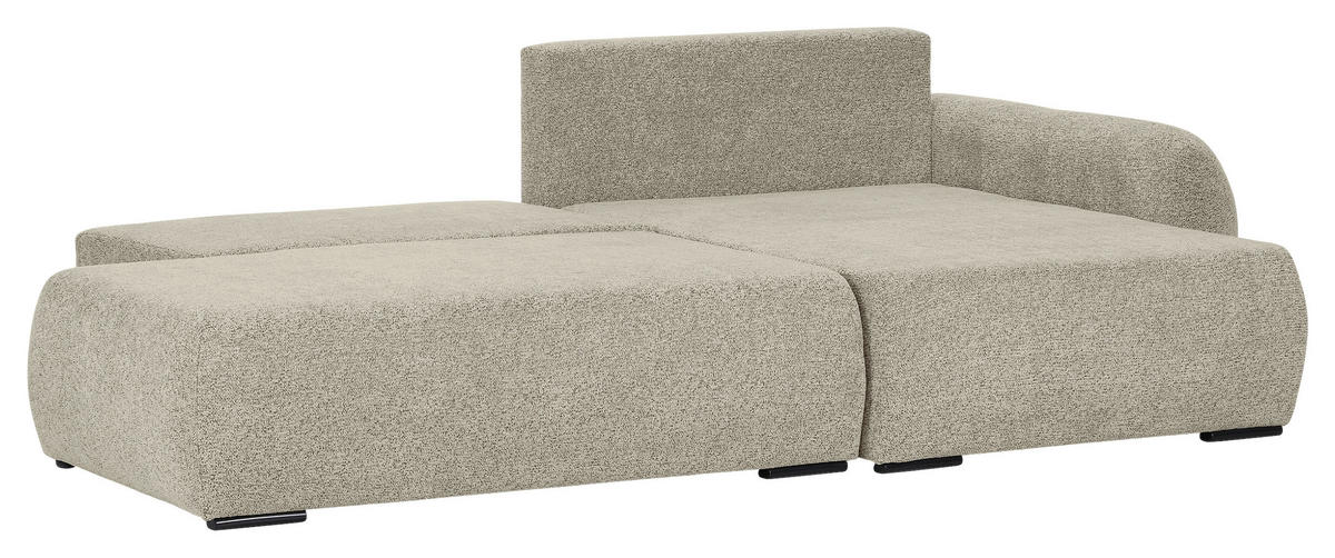 ECKSOFA Mintgrün Flachgewebe Zierkissen, Rückenkissen, Bettkasten, Schlaffunktion, Rücken echt, Liegefläche im Originalstoff  - Schwarz/Mintgrün, KONVENTIONELL, Kunststoff/Textil (260/145cm) - Carryhome