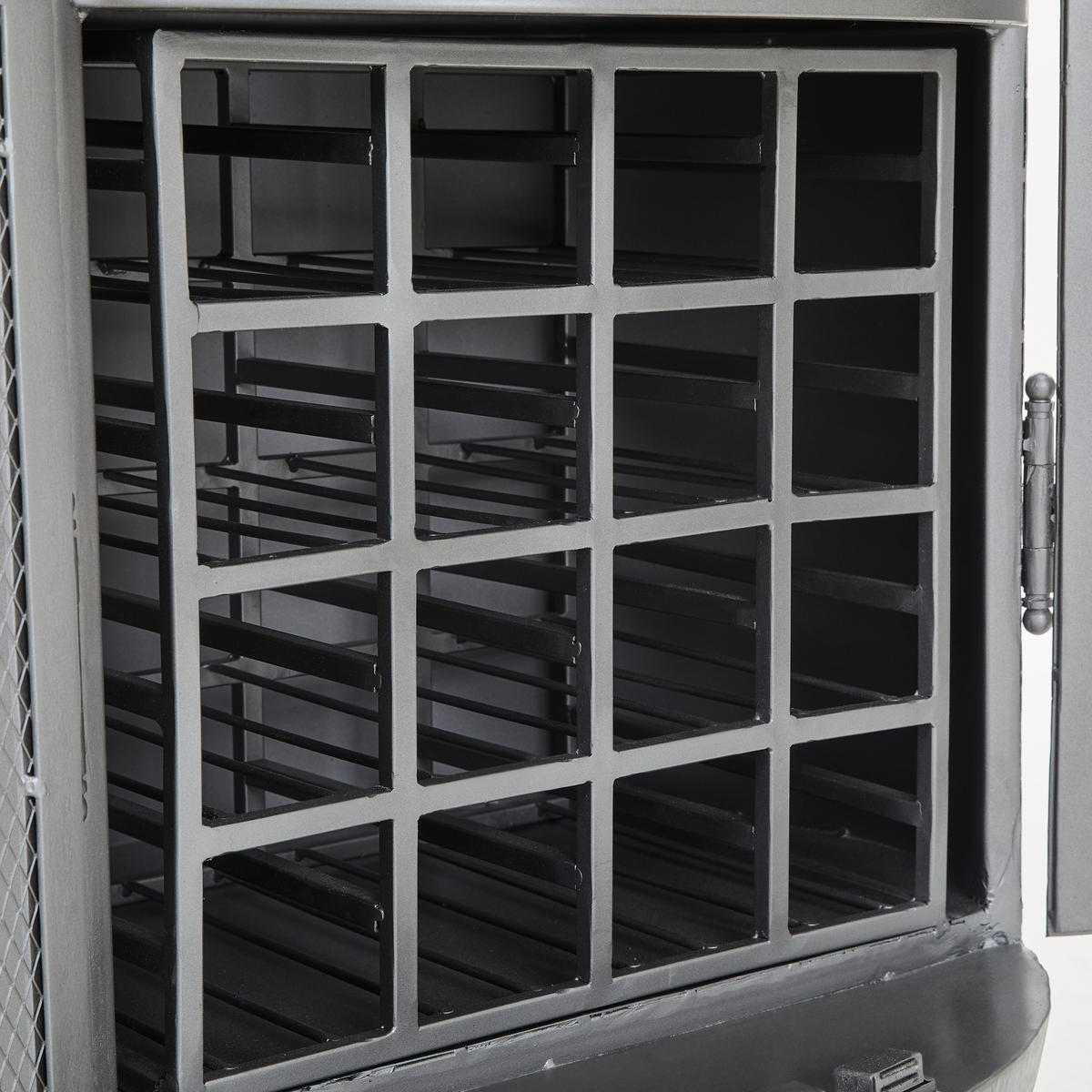 BARSCHRANK in Grau  - Grau, LIFESTYLE, Holz/Metall (60/190/60cm) - Landscape