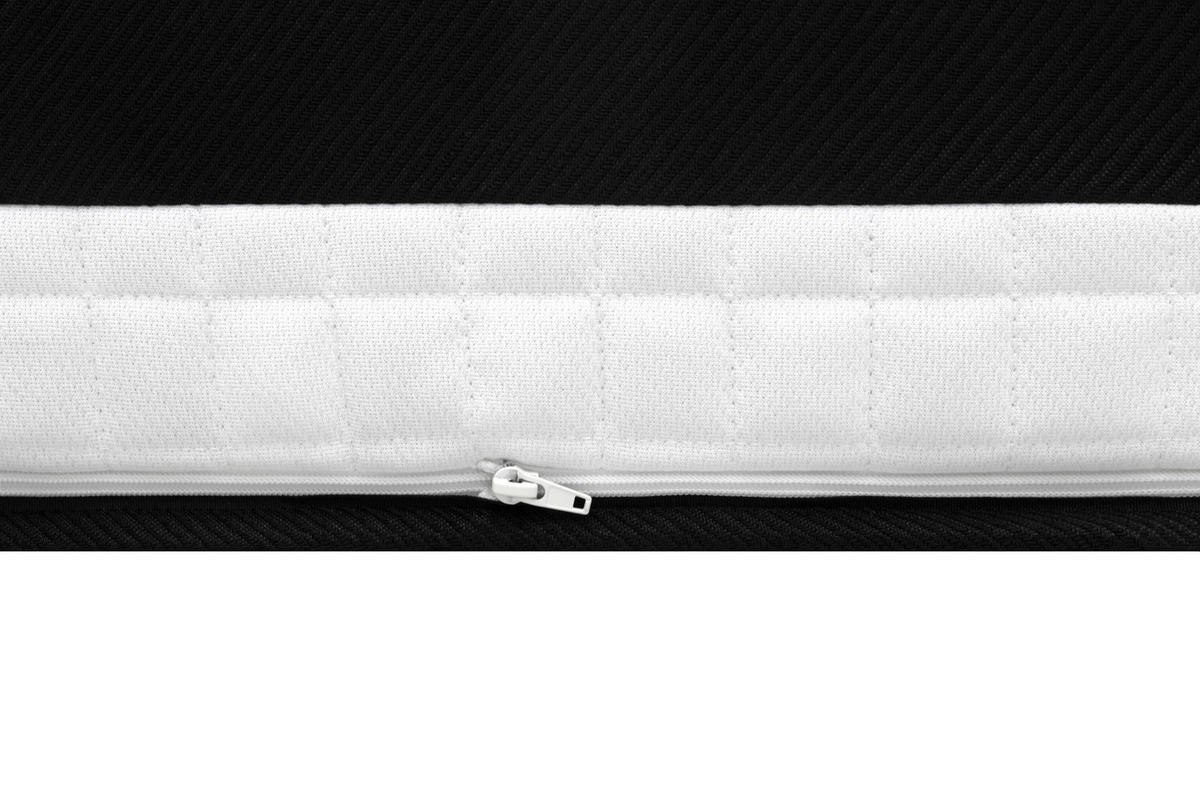 BOXSPRINGMATRATZE NOIR H3, 180/200 cm, Höhe ca.:  - Schwarz/Weiß, Basics, Textil (180/200cm) - Livetastic