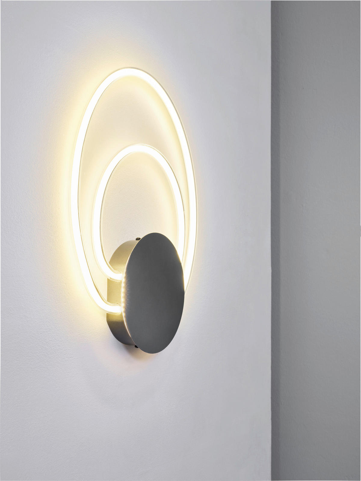 LED-WANDLEUCHTE 33.5/3.9/41.6 cm   - Dunkelgrau, Design, Kunststoff (33.5/3.9/41.6cm) - Osram