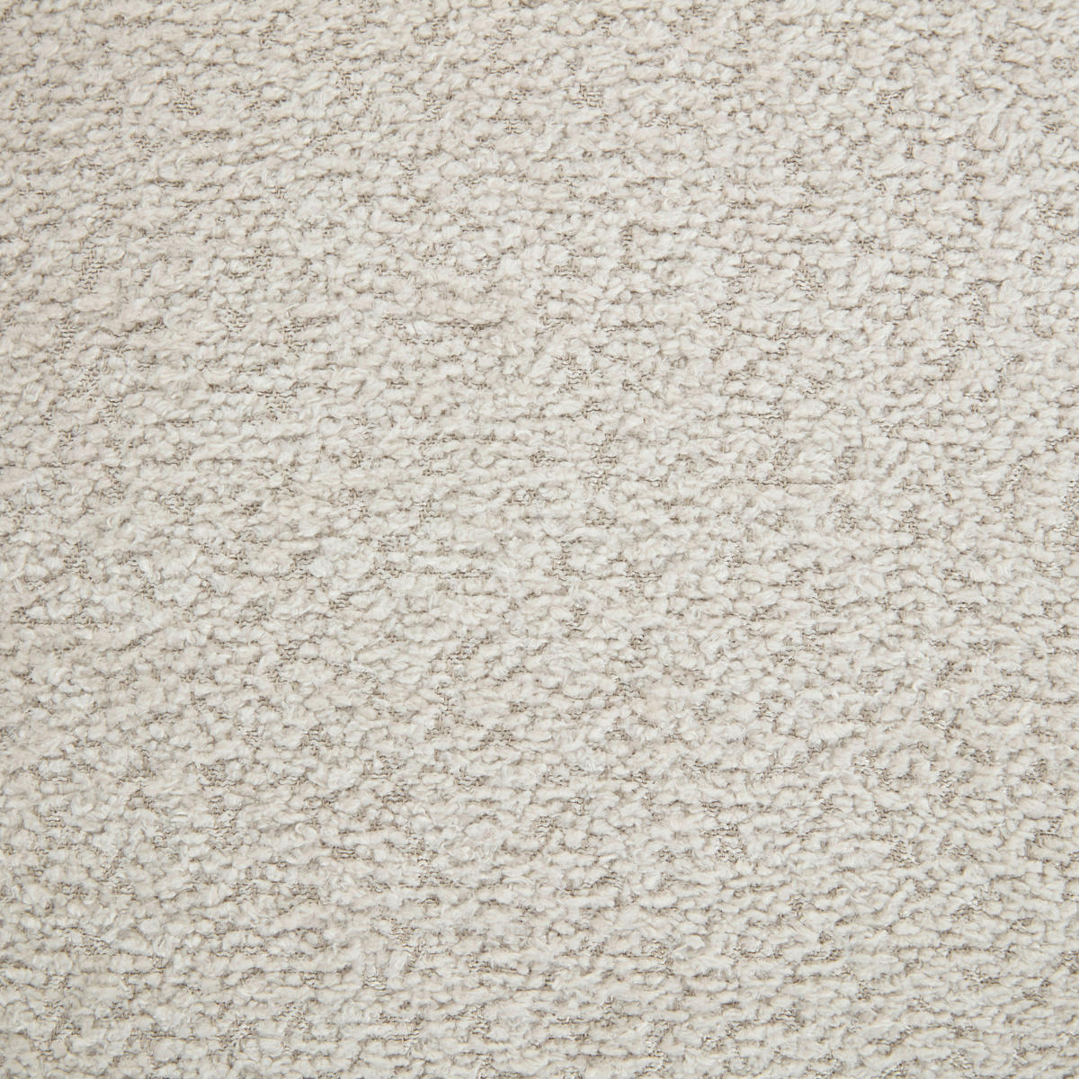 SESSEL Bouclé Creme    - Creme/Schwarz, MODERN, Textil/Metall (80/95/91cm) - Livetastic