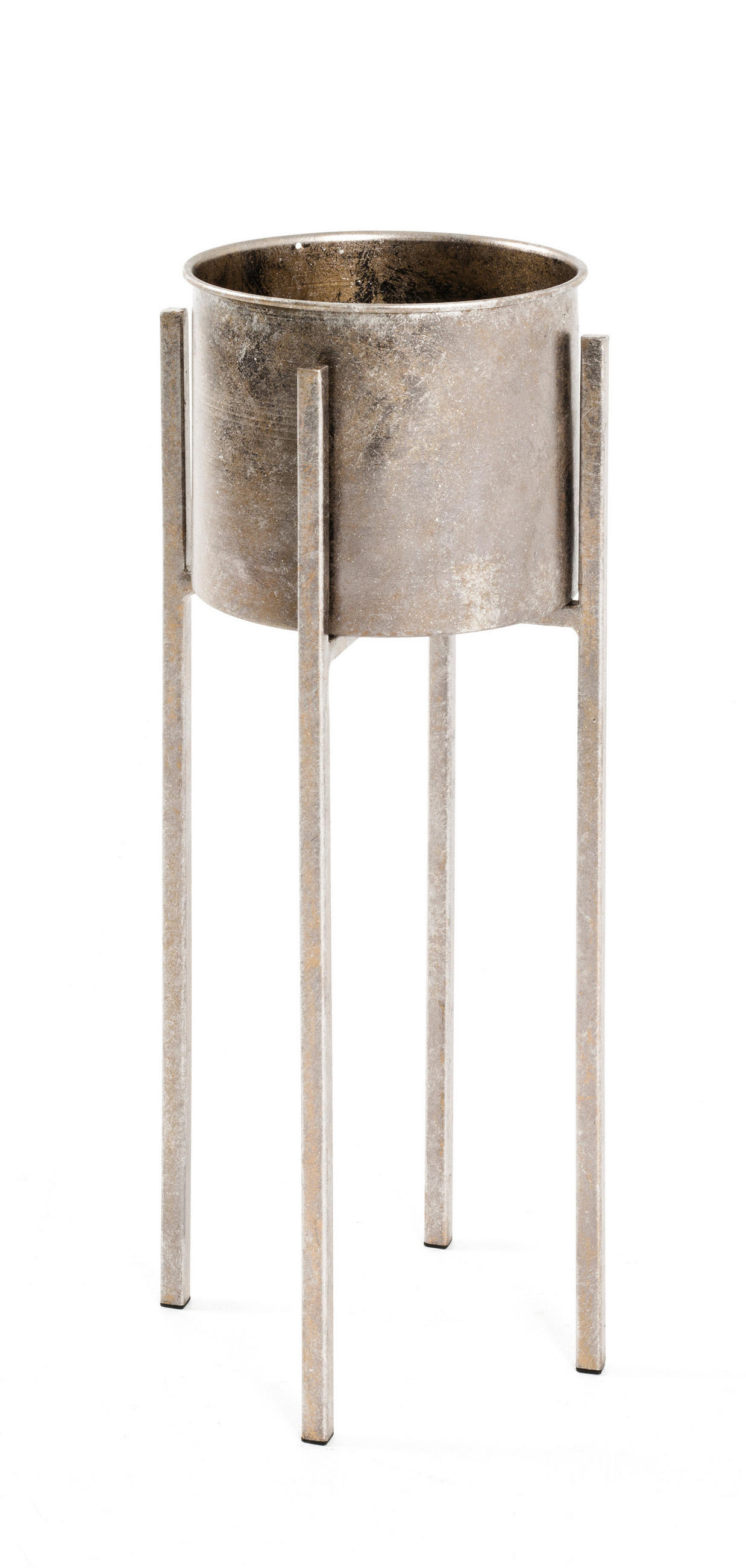 BLUMENSTÄNDER in Metall 24/24/61 cm  - Bronzefarben, LIFESTYLE, Metall (24/24/61cm)