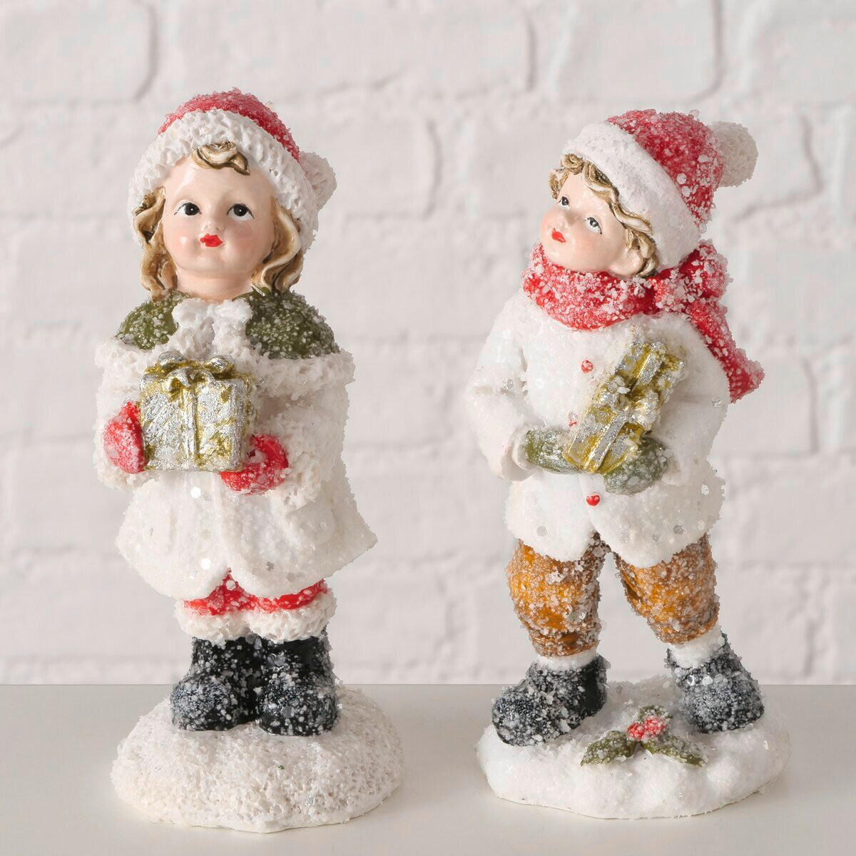 GYEREK DÍSZFIGURA - fehér, Basics, műanyag (6,50/6,50/14,5cm)