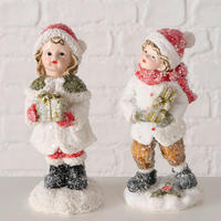 GYEREK DÍSZFIGURA - fehér, Basics, műanyag (6,50/6,50/14,5cm)