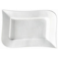 SERVIERPLATTE Melodie  - Weiss, Design, Keramik (36/3/23cm) - Ritzenhoff Breker