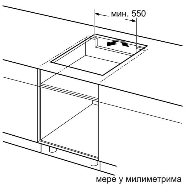 INDUKCIONA PLOČA ZA KUVANJE - crna, Dizajnerski, metal (58,3/55/51,3cm)