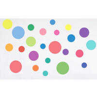 DEKOSTICKER  - Multicolor, Basics, Kunststoff (50/70/0,10cm) - Euroart