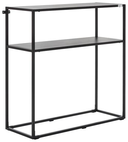 KONSOLENTISCH Schwarz  - Schwarz, Trend, Metall (80/30/80cm) - Carryhome