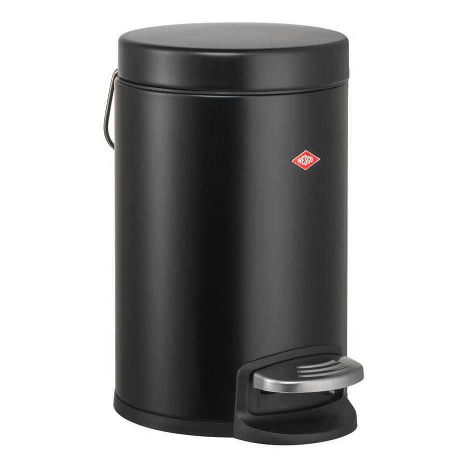 ABFALLEIMER 113 3 L  - Schwarz, KONVENTIONELL, Kunststoff/Metall (17/26,5cm) - Wesco