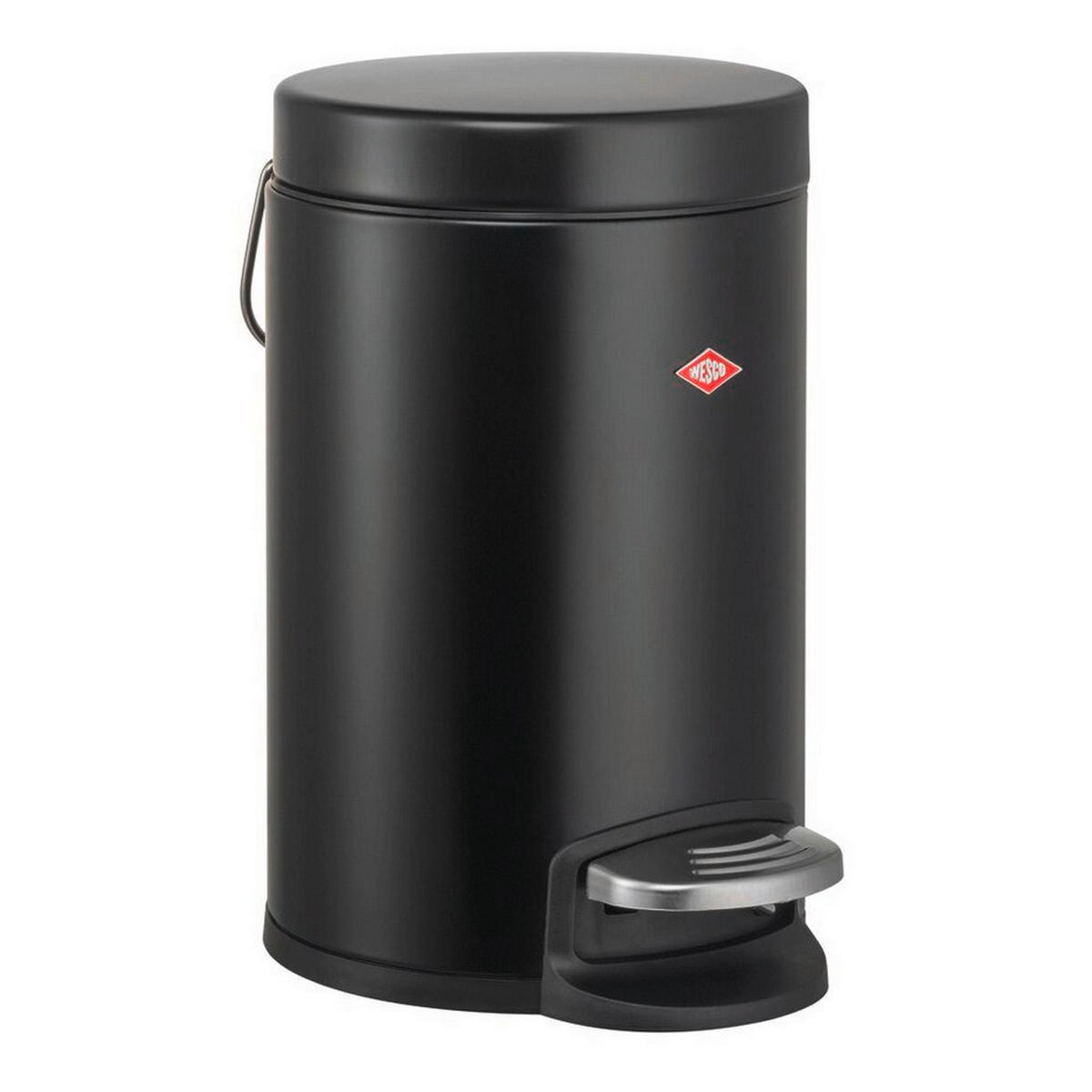 ABFALLEIMER 113 3 L  - Schwarz, KONVENTIONELL, Kunststoff/Metall (17/26,5cm) - Wesco
