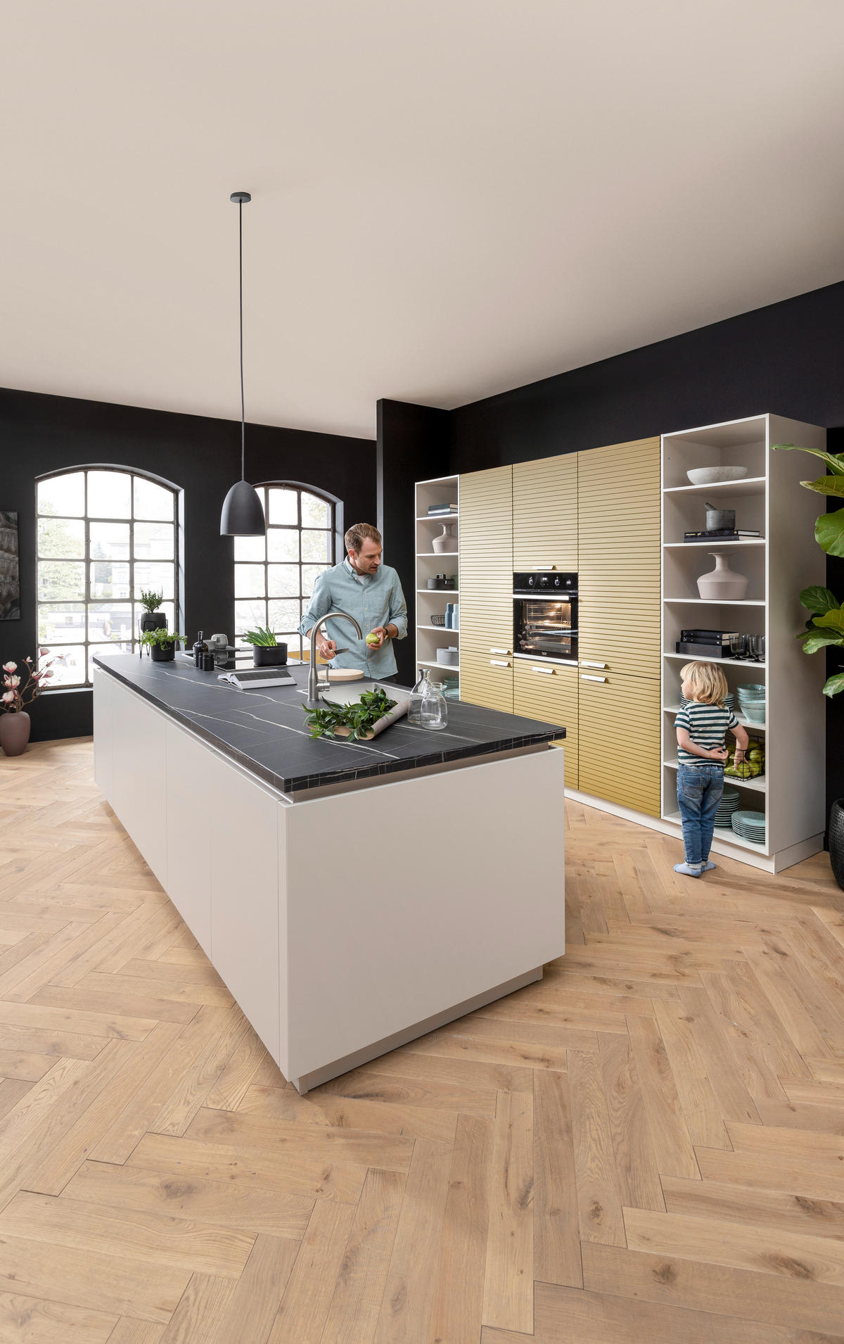 EINBAUKÜCHE   - Design, Holz - Novel