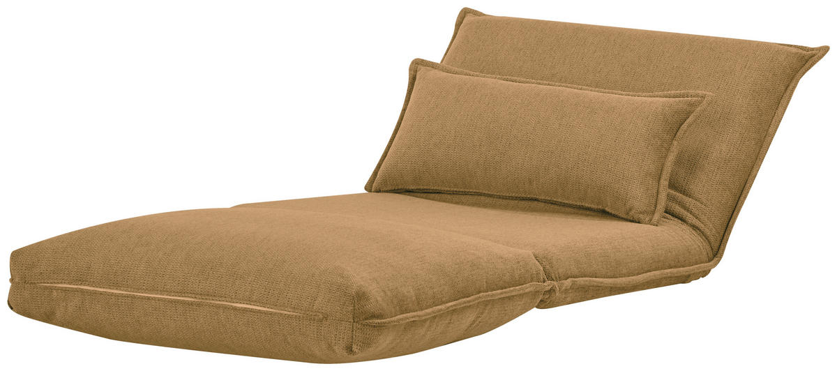 SCHLAFSESSEL  in Webstoff Senfgelb  - Senfgelb, MODERN, Textil (85,5/59/67cm) - MID.YOU