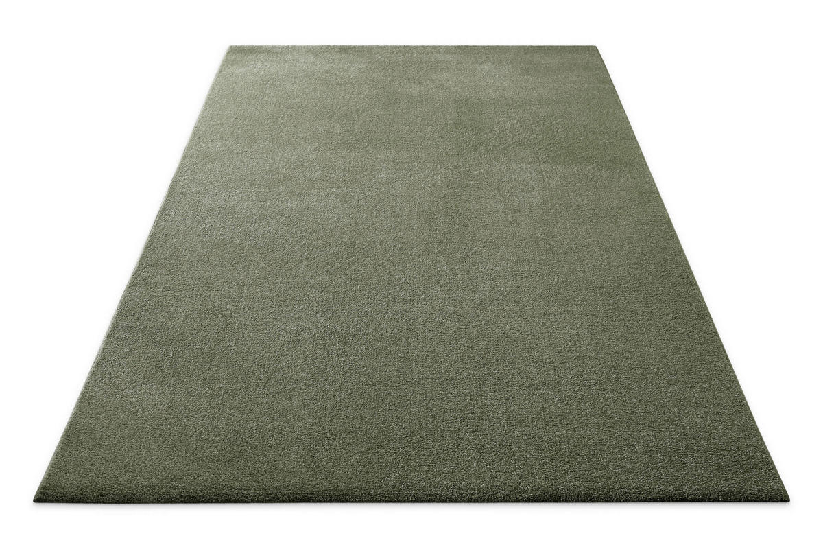 WEBTEPPICH  Wohnzimmer 140/200 cm Esprit Olivgrün rechteckig  - Olivgrün, Basics, Textil (140/200cm) - Esprit