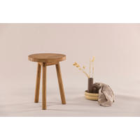 HOCKER in Holz Braun  - Braun, Design, Holz (33/45/33cm) - Livetastic