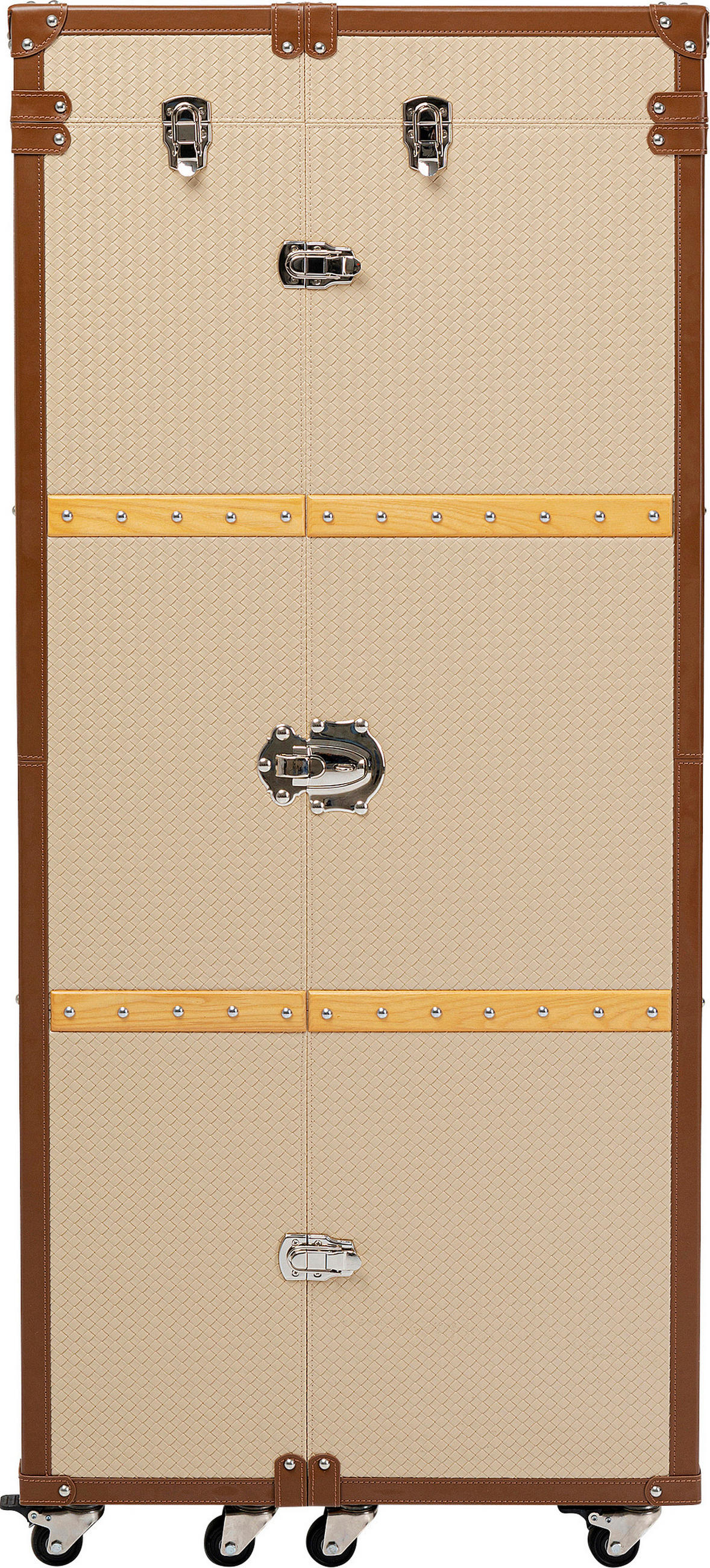 BARSCHRANK Esche, Recyclingholz furniert Braun, Hellbraun  - Hellbraun/Braun, Natur, Holz/Kunststoff (64/145/60cm) - Kare-Design