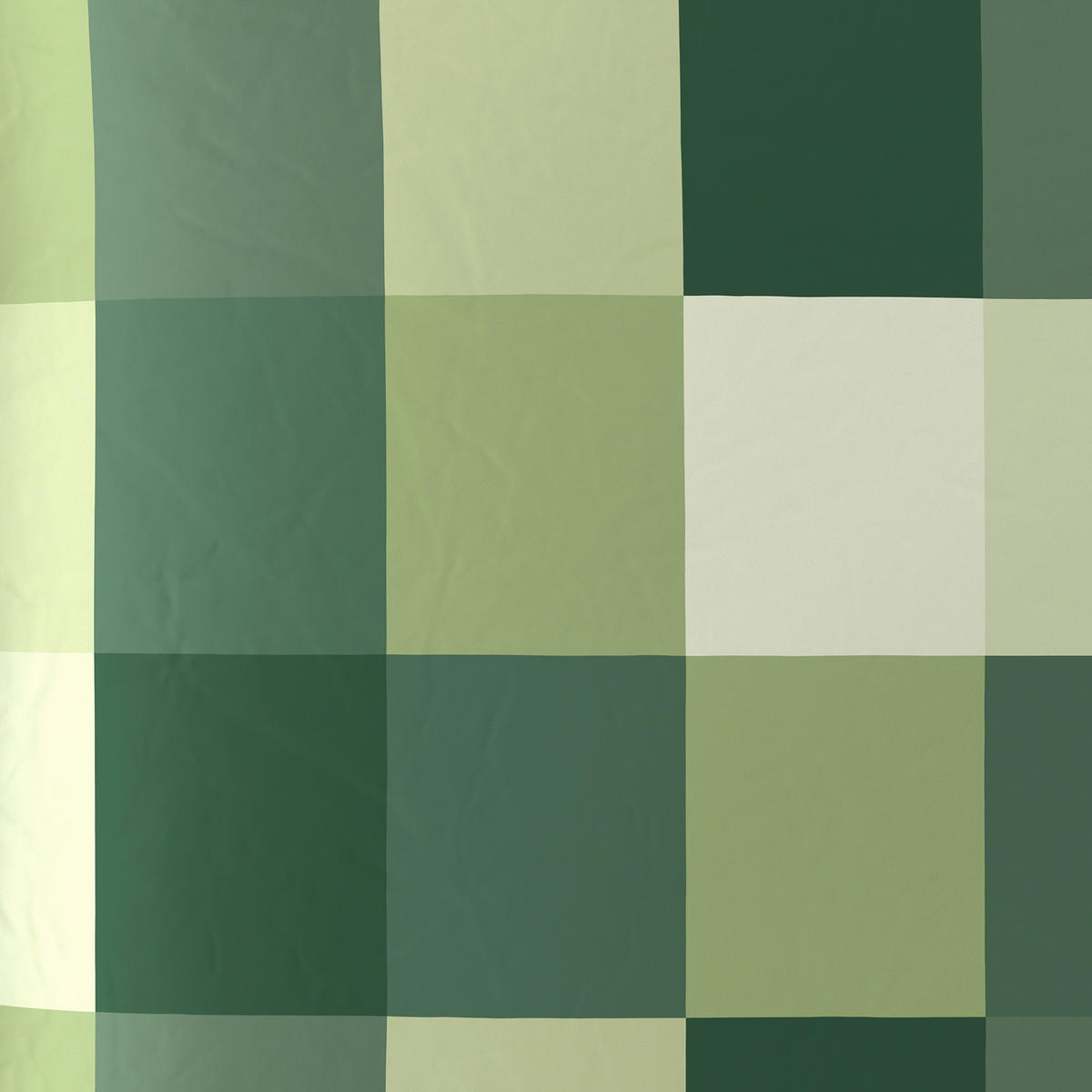 BETTWÄSCHE Beaufiat check Satin 200/200 cm  - Grün, Textil (200/200cm) - Novel