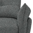 ECKSOFA in Bouclé Graublau  - Graublau/Schwarz, Design, Textil/Metall (220/250cm) - Xora