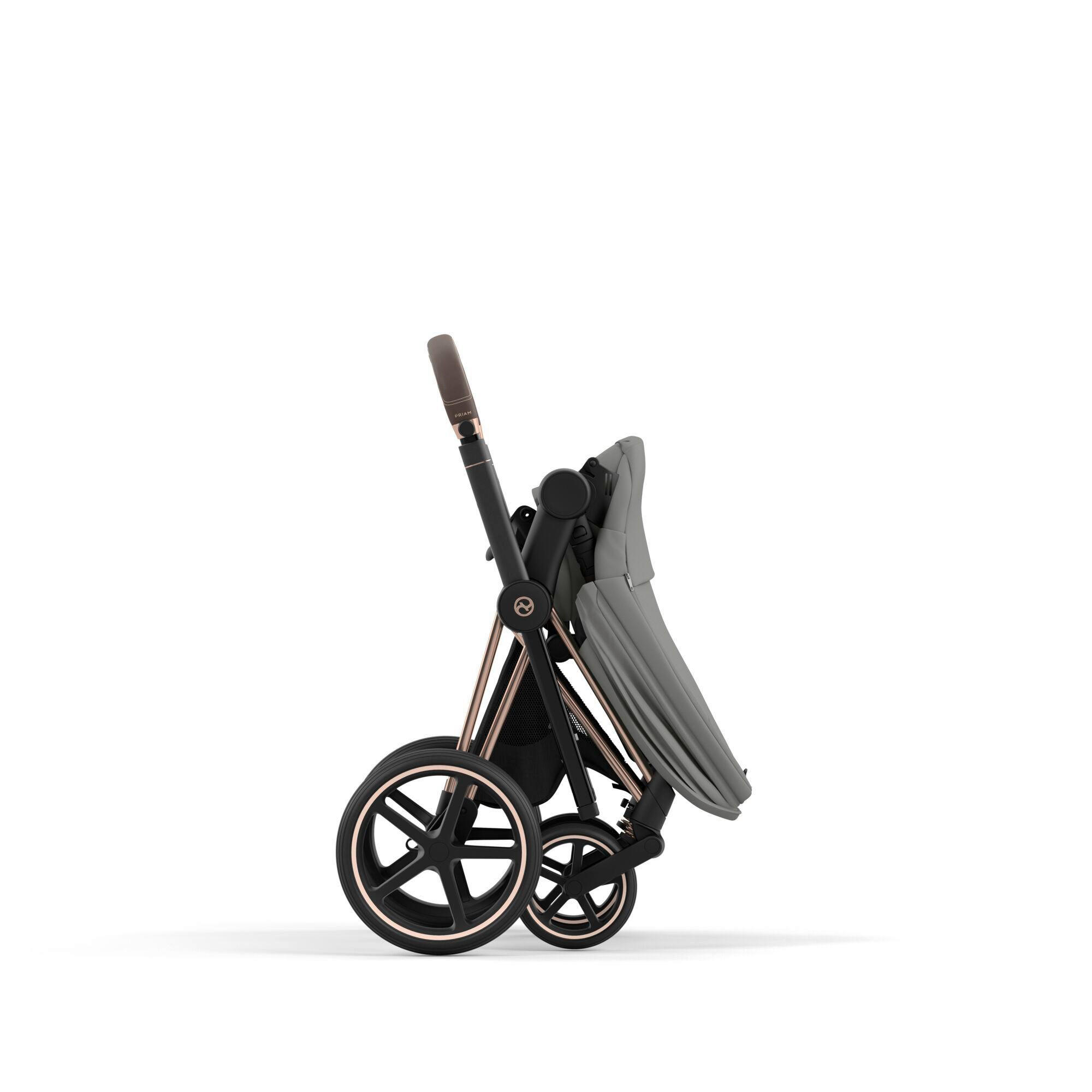 KINDERWAGENAUSSTATTUNG - Dunkelgrau, Basics, Kunststoff/Textil (92/60/109cm) - Cybex