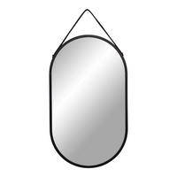 WANDSPIEGEL 35/60/2 cm  - Klar/Schwarz, Design, Metall (35/60/2cm)
