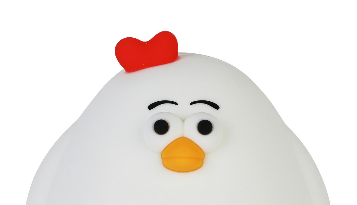 NOČNÉ SVETLO, 11,5/11,2/10,2 cm - biela, Trend, plast (11,5/11,2/10,2cm) - Novel