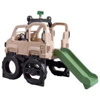 KLETTERGERÜST  - Anthrazit/Beige, KONVENTIONELL, Kunststoff (215,9/155/107cm) - Ambia Garden